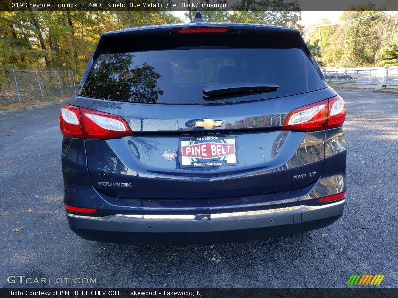 Kinetic Blue Metallic / Jet Black/Cinnamon 2019 Chevrolet Equinox LT AWD