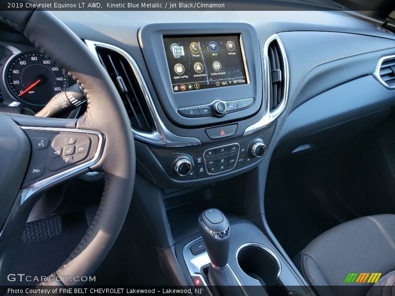Kinetic Blue Metallic / Jet Black/Cinnamon 2019 Chevrolet Equinox LT AWD