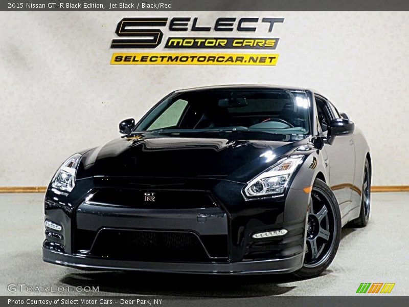 Jet Black / Black/Red 2015 Nissan GT-R Black Edition