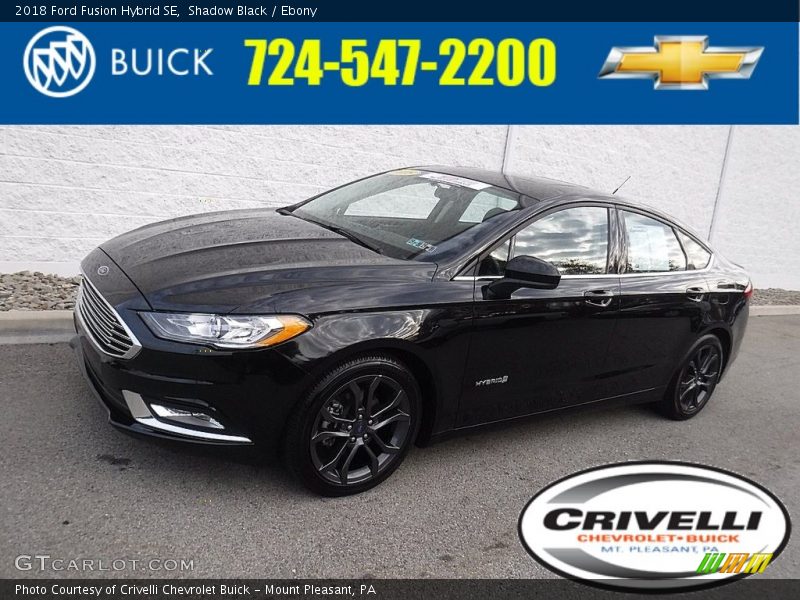 Shadow Black / Ebony 2018 Ford Fusion Hybrid SE