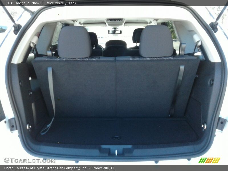Vice White / Black 2018 Dodge Journey SE