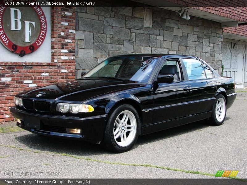 Jet Black / Grey 2001 BMW 7 Series 750iL Sedan