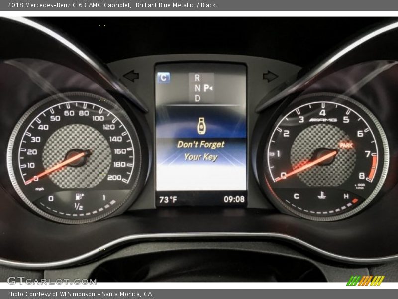  2018 C 63 AMG Cabriolet 63 AMG Cabriolet Gauges