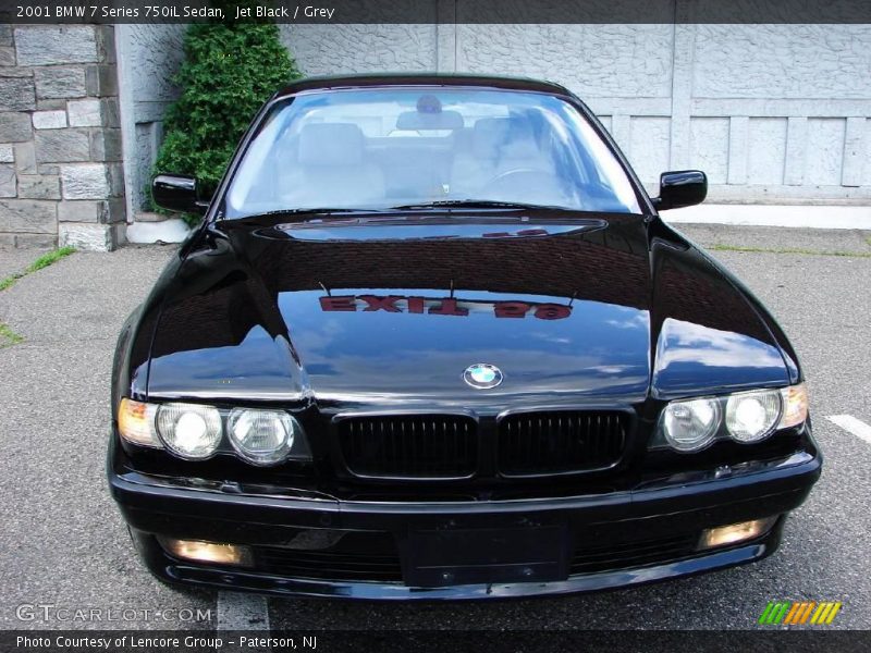 Jet Black / Grey 2001 BMW 7 Series 750iL Sedan