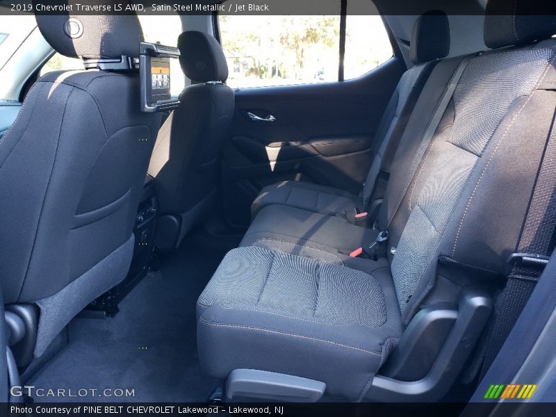 Satin Steel Metallic / Jet Black 2019 Chevrolet Traverse LS AWD