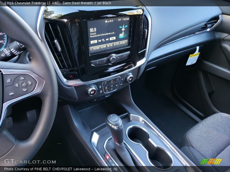 Satin Steel Metallic / Jet Black 2019 Chevrolet Traverse LS AWD