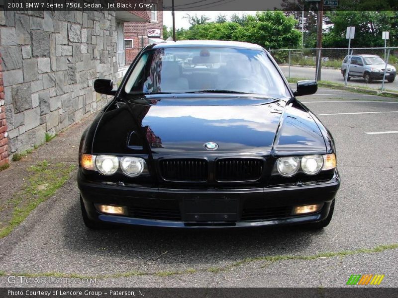 Jet Black / Grey 2001 BMW 7 Series 750iL Sedan