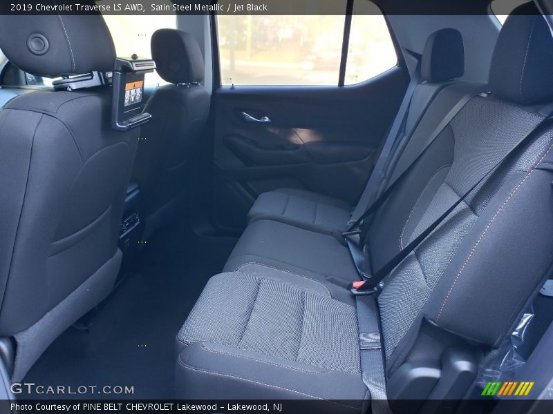 Satin Steel Metallic / Jet Black 2019 Chevrolet Traverse LS AWD