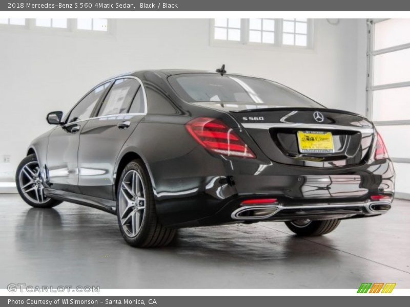 Black / Black 2018 Mercedes-Benz S 560 4Matic Sedan