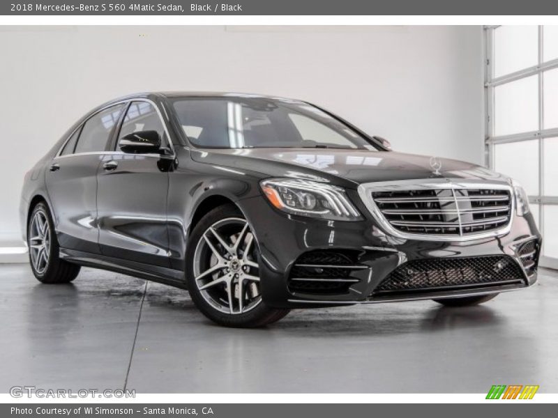 Black / Black 2018 Mercedes-Benz S 560 4Matic Sedan