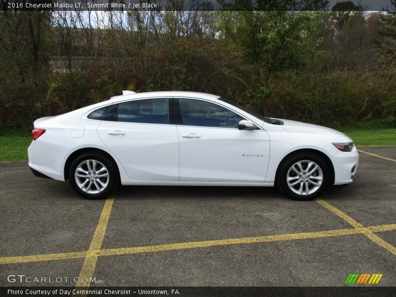 Summit White / Jet Black 2016 Chevrolet Malibu LT