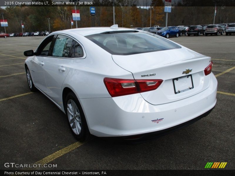 Summit White / Jet Black 2016 Chevrolet Malibu LT