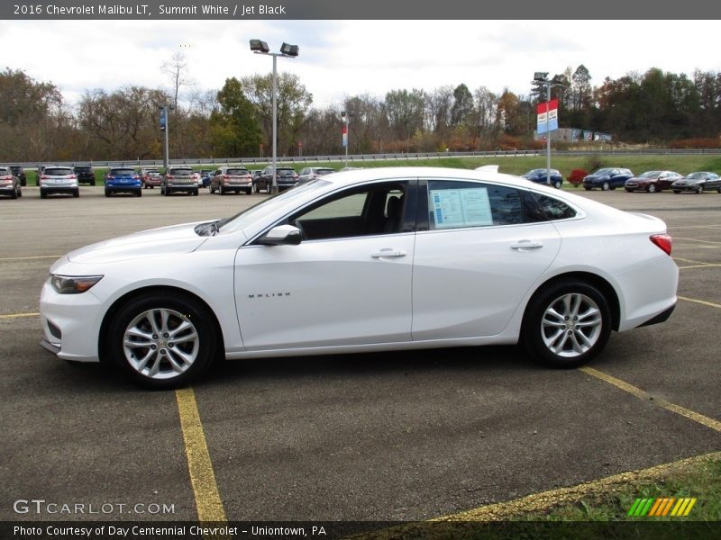Summit White / Jet Black 2016 Chevrolet Malibu LT