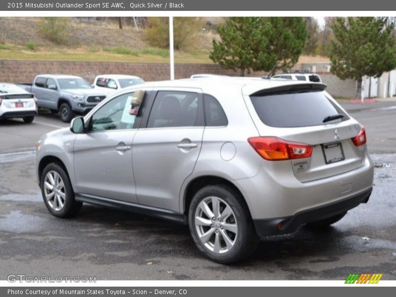 Quick Silver / Black 2015 Mitsubishi Outlander Sport SE AWC