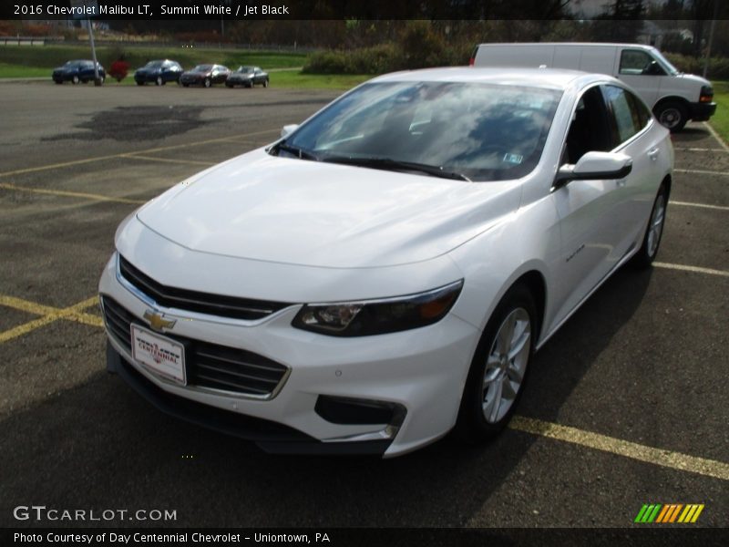 Summit White / Jet Black 2016 Chevrolet Malibu LT