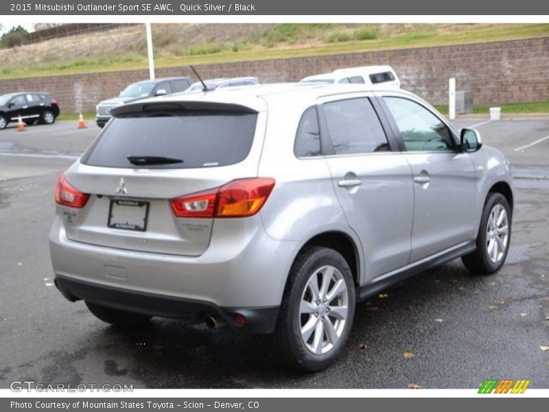 Quick Silver / Black 2015 Mitsubishi Outlander Sport SE AWC