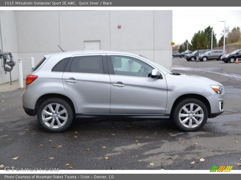 Quick Silver / Black 2015 Mitsubishi Outlander Sport SE AWC