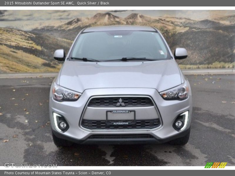 Quick Silver / Black 2015 Mitsubishi Outlander Sport SE AWC