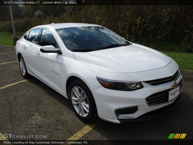 Summit White / Jet Black 2016 Chevrolet Malibu LT