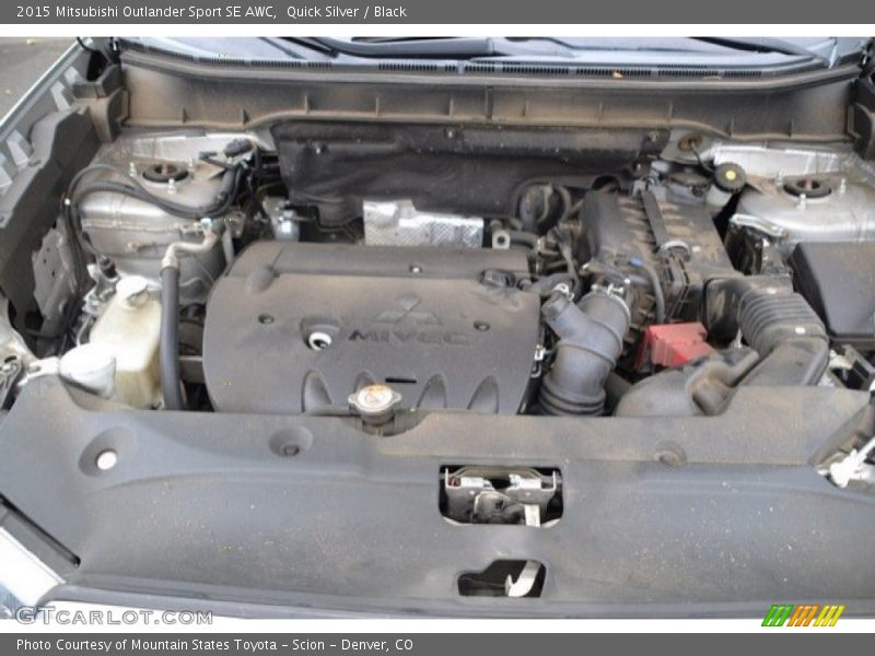 Quick Silver / Black 2015 Mitsubishi Outlander Sport SE AWC