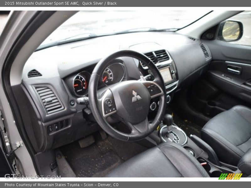 Quick Silver / Black 2015 Mitsubishi Outlander Sport SE AWC