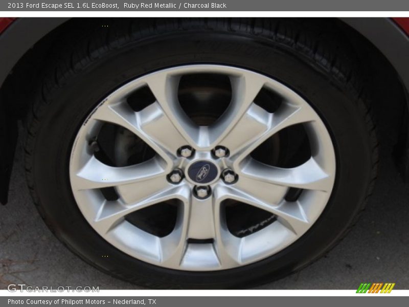 Ruby Red Metallic / Charcoal Black 2013 Ford Escape SEL 1.6L EcoBoost