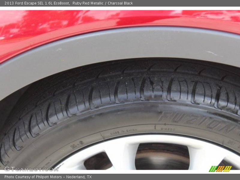 Ruby Red Metallic / Charcoal Black 2013 Ford Escape SEL 1.6L EcoBoost