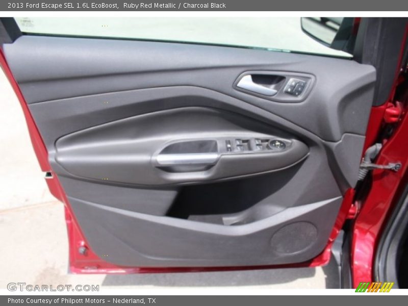 Ruby Red Metallic / Charcoal Black 2013 Ford Escape SEL 1.6L EcoBoost