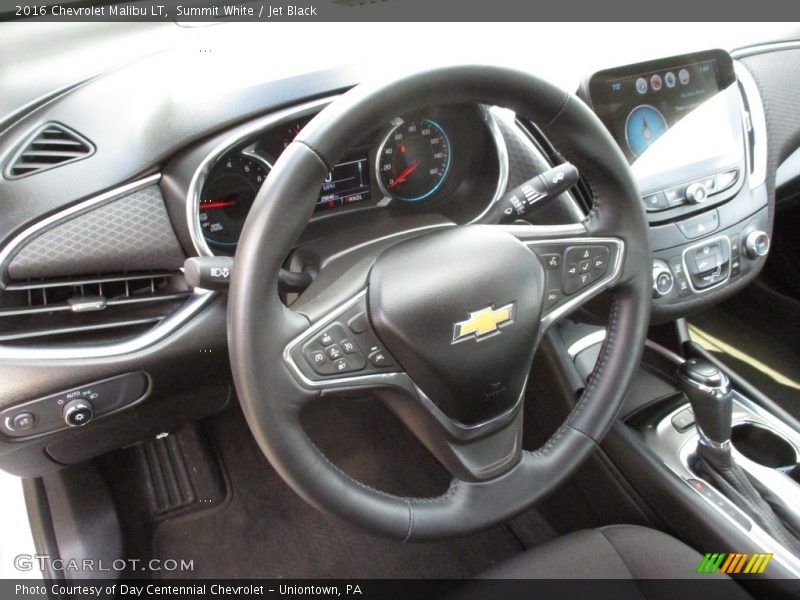 Summit White / Jet Black 2016 Chevrolet Malibu LT