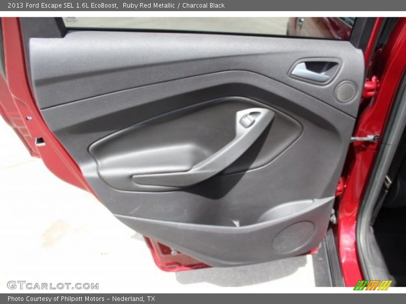 Ruby Red Metallic / Charcoal Black 2013 Ford Escape SEL 1.6L EcoBoost