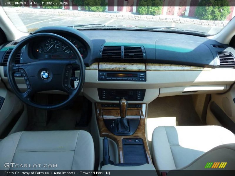 Jet Black / Beige 2001 BMW X5 4.4i
