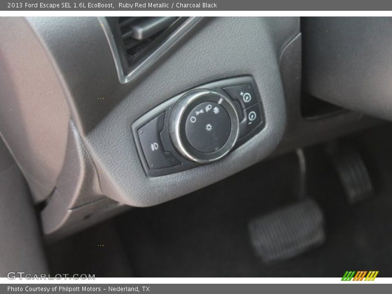 Ruby Red Metallic / Charcoal Black 2013 Ford Escape SEL 1.6L EcoBoost