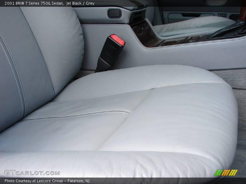 Jet Black / Grey 2001 BMW 7 Series 750iL Sedan