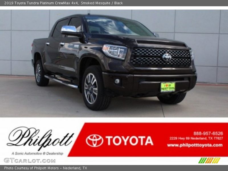 Smoked Mesquite / Black 2019 Toyota Tundra Platinum CrewMax 4x4