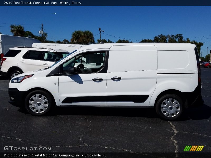 White / Ebony 2019 Ford Transit Connect XL Van