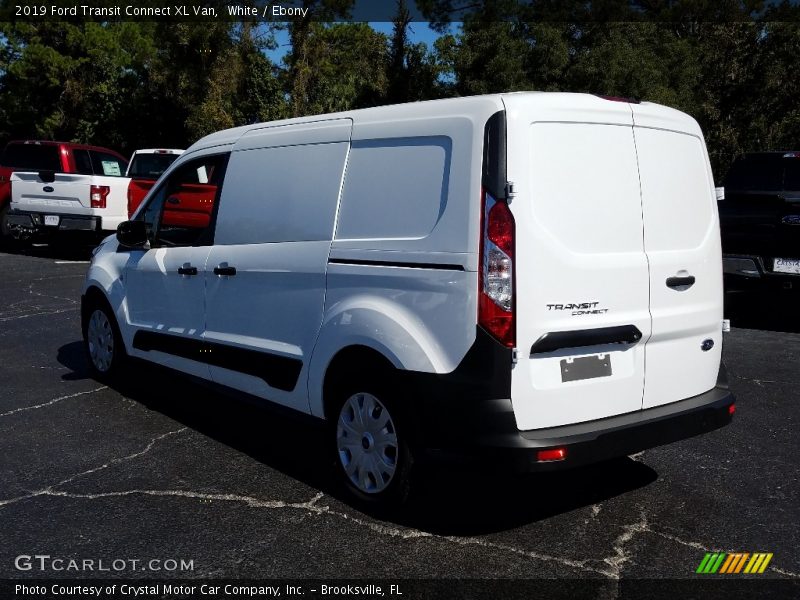 White / Ebony 2019 Ford Transit Connect XL Van