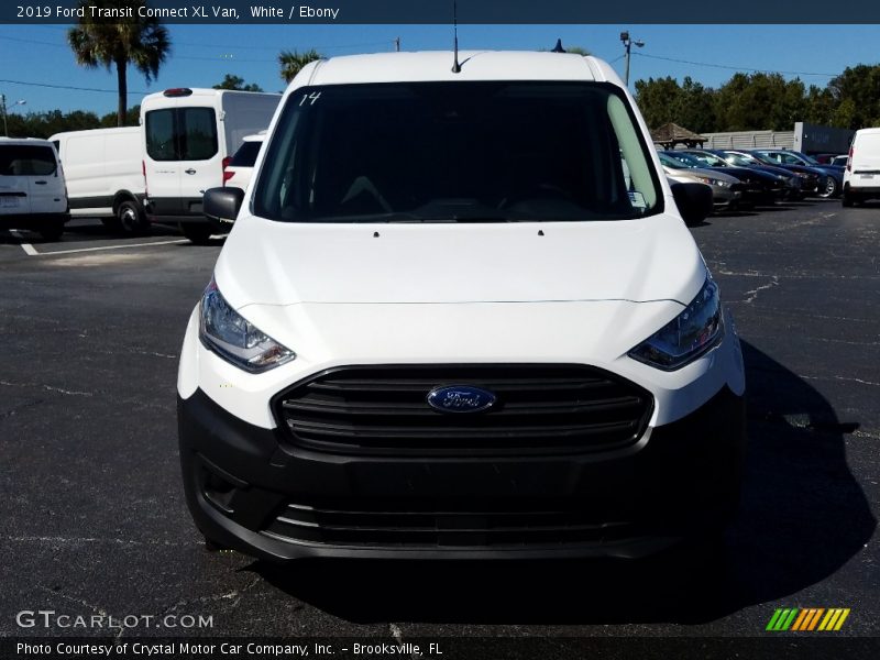 White / Ebony 2019 Ford Transit Connect XL Van