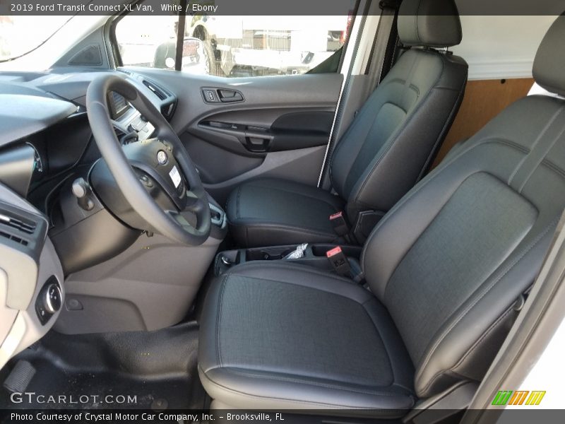 White / Ebony 2019 Ford Transit Connect XL Van