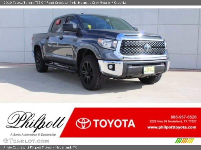 Magnetic Gray Metallic / Graphite 2019 Toyota Tundra TSS Off Road CrewMax 4x4