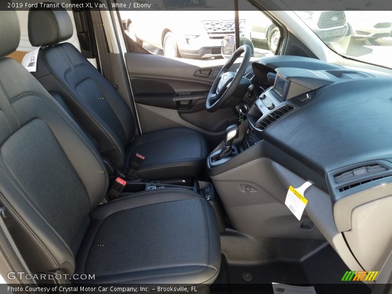 White / Ebony 2019 Ford Transit Connect XL Van