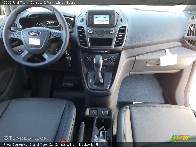 White / Ebony 2019 Ford Transit Connect XL Van