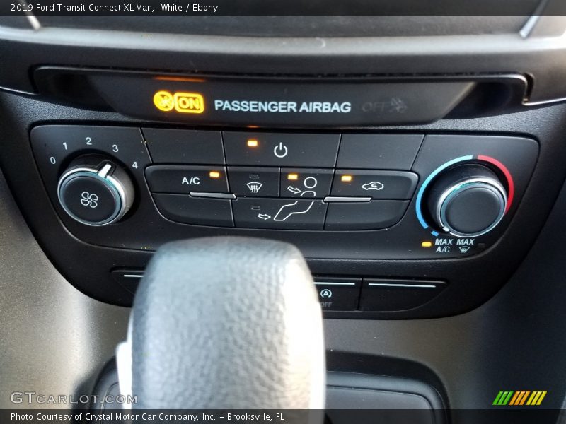 White / Ebony 2019 Ford Transit Connect XL Van