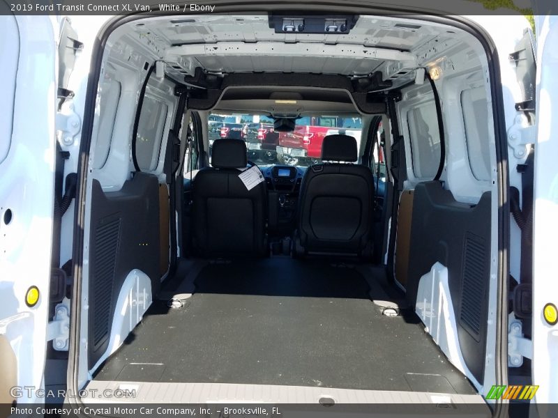 White / Ebony 2019 Ford Transit Connect XL Van