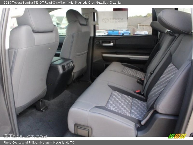 Rear Seat of 2019 Tundra TSS Off Road CrewMax 4x4