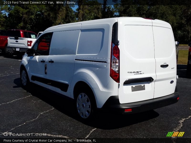 White / Ebony 2019 Ford Transit Connect XLT Van
