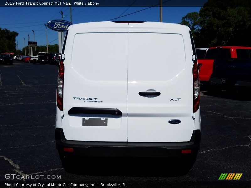 White / Ebony 2019 Ford Transit Connect XLT Van