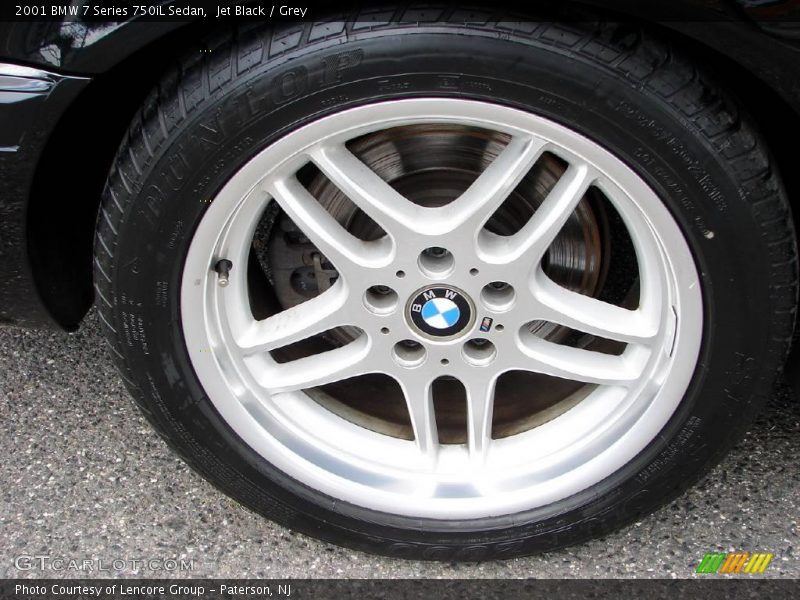 Jet Black / Grey 2001 BMW 7 Series 750iL Sedan