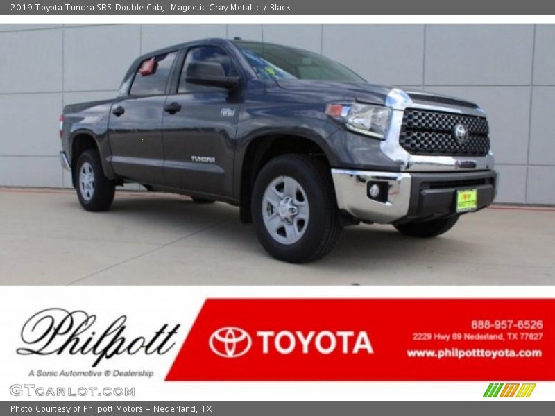 Magnetic Gray Metallic / Black 2019 Toyota Tundra SR5 Double Cab