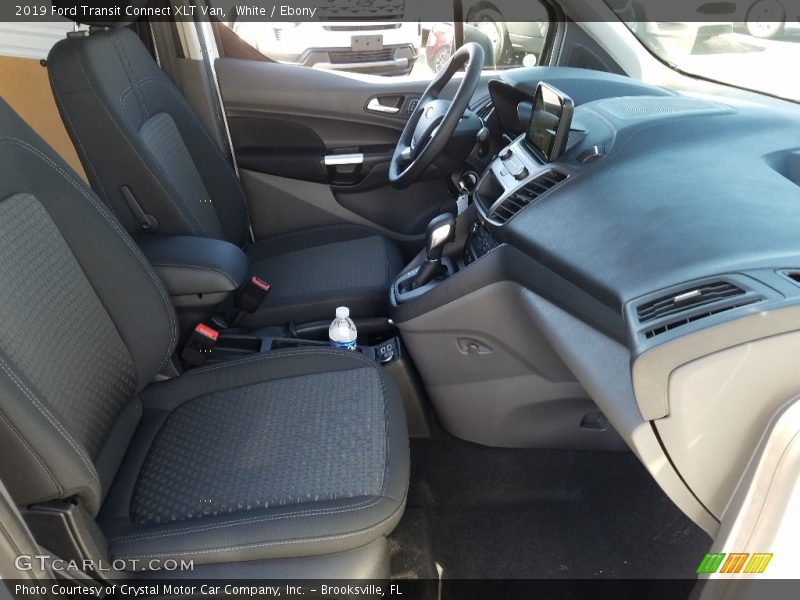 White / Ebony 2019 Ford Transit Connect XLT Van