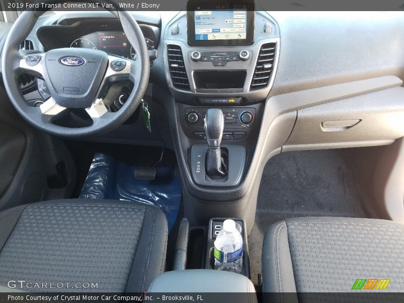 White / Ebony 2019 Ford Transit Connect XLT Van